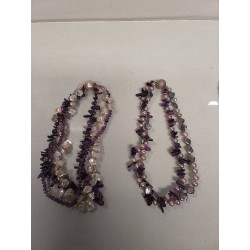 COLLIER PERLES D\'EAU ET...