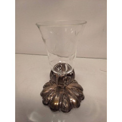 VASE/VERRE CISELÉ PIÈTEMENT...