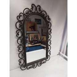 MIROIR FER FORGÉ 