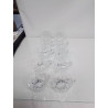 LOT DE TASSES CRISTAL 