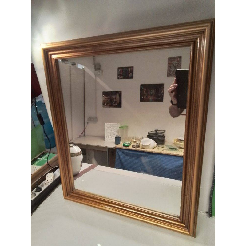 MIROIR CADRE DORÉ 