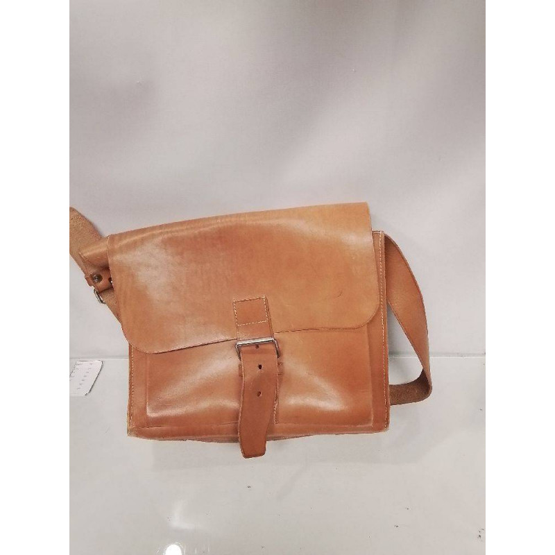 SAC CUIR BRUN 