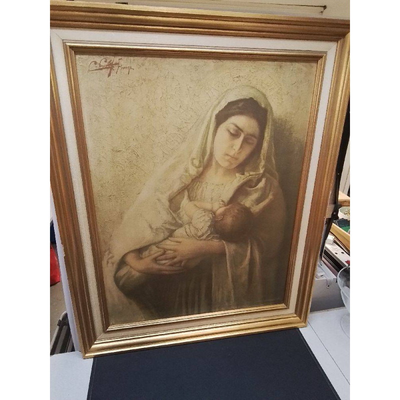 TABLEAU REPRODUCTION RELIGIEUSE 