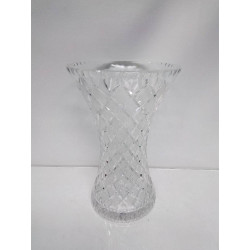 VASE CRISTAL MOTIF LOSANGES