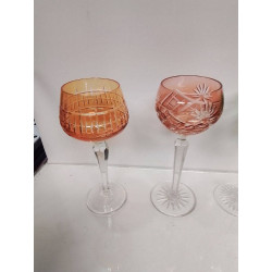 VERRE CRISTAL COLORÉ DIVERS...