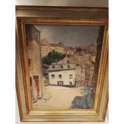 HUILE SUR TOILE A. EBERHARD