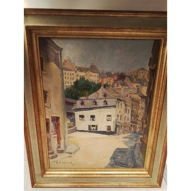 HUILE SUR TOILE A. EBERHARD