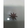BROCHE SOLEIL ARGENTÉ 