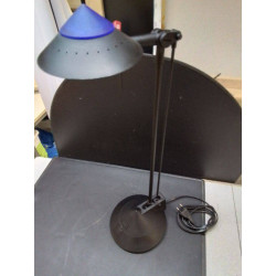 LAMPE DE BUREAU NOIRE ET BLEUE
