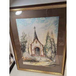 PASTEL SIGNÉ STREFF JOHN