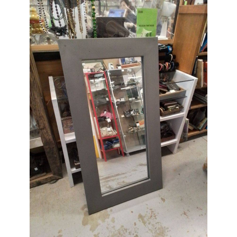 MIROIR RECTANGULAIRE CADRE MÉTALLIQUE 