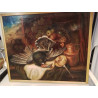 HUILE SUR TOILE NATURE MORTE DOHLER EN L’ETAT