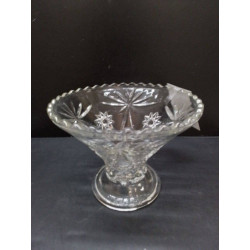 CORBEILLE EN VERRE 