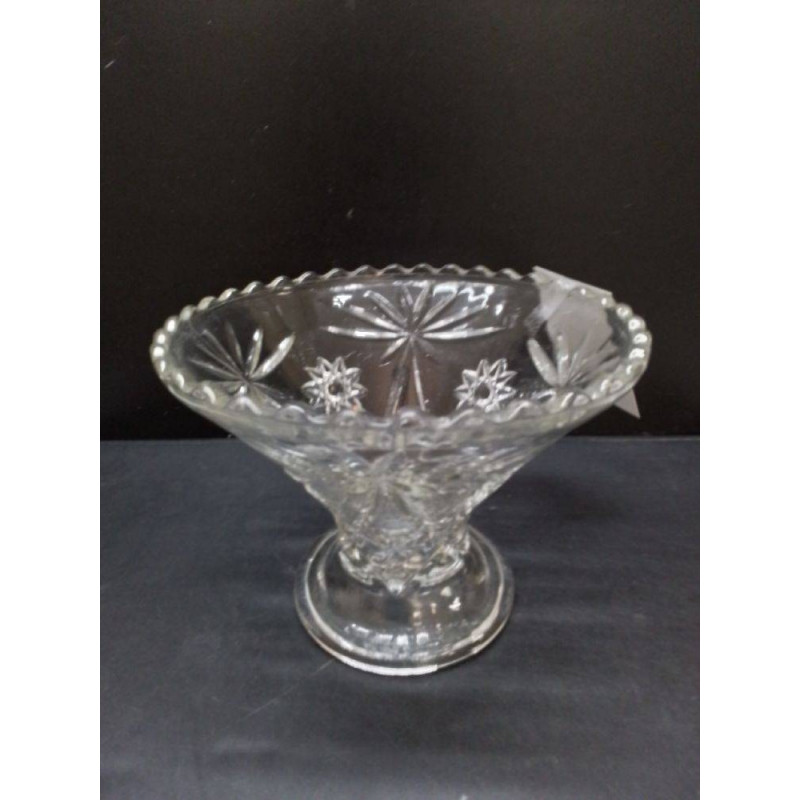 CORBEILLE EN VERRE 