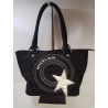 SAC A MAIN MUGLER TISSU NOIR