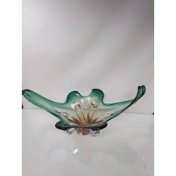 COUPE VERRE VERT BRUN