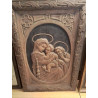 CADRE RELIGIEUX BOIS SCULPTÉ 