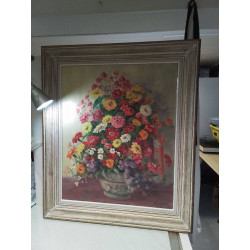 HUILE SUR TOILE SIGNÉE SCHIRA 