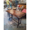 TABLE DE BISTROT PIÈTEMENT EN FONTE 
