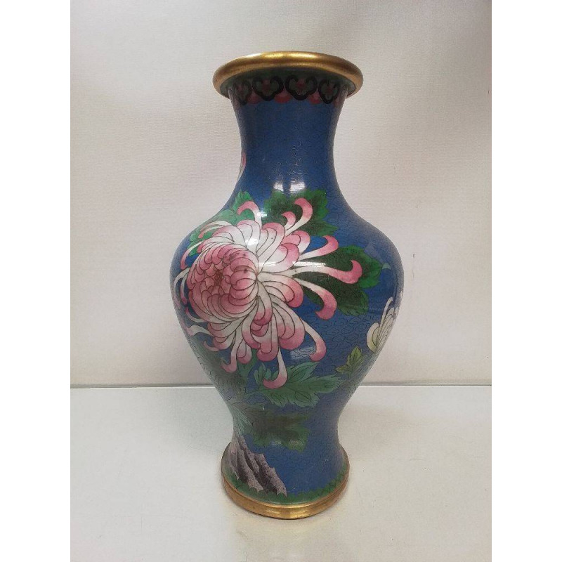 VASE CLOISONNÉ EN L\'ÉTAT 