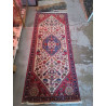 TAPIS DE COULOIR TON ROUGE BEIGE 205X80
