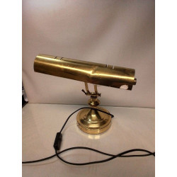 LAMPE A POSER METAL DORÉ 