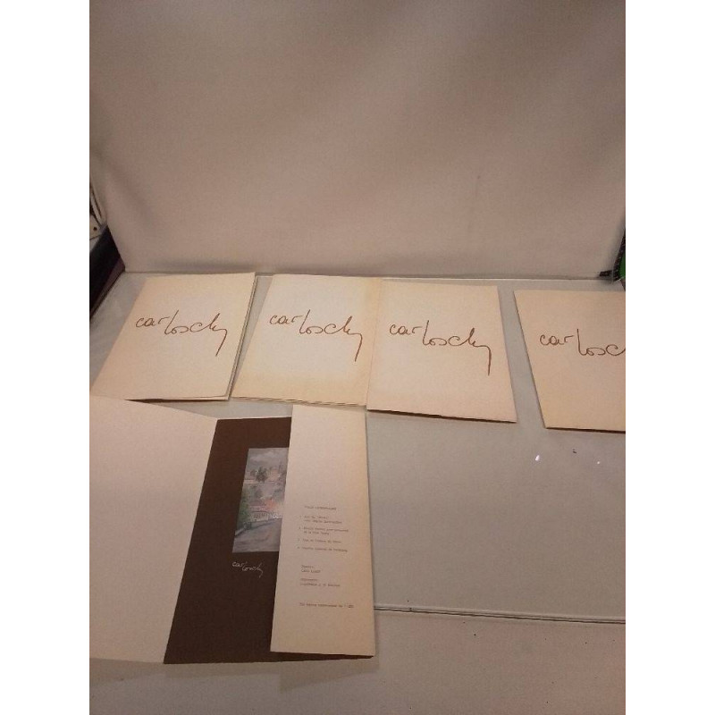 LOT DE POCHETTES IMPRESSION CARLO LOSCH