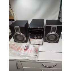 MICRO CHAÎNE HI-FI PHILIPS TUNER CD K7 USB + TÉLÉCOMMANDE 