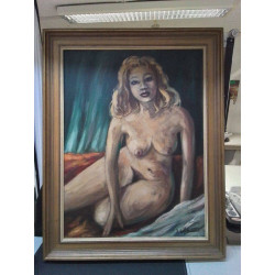 HUILE SUR TOILE JOSY KLEIN 
