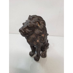 LION EN BRONZE 