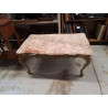 TABLE BASSE LAITON DESSUS MARBRE 
