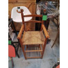 CHAISE HAUTE ASSISE PAILLÉE