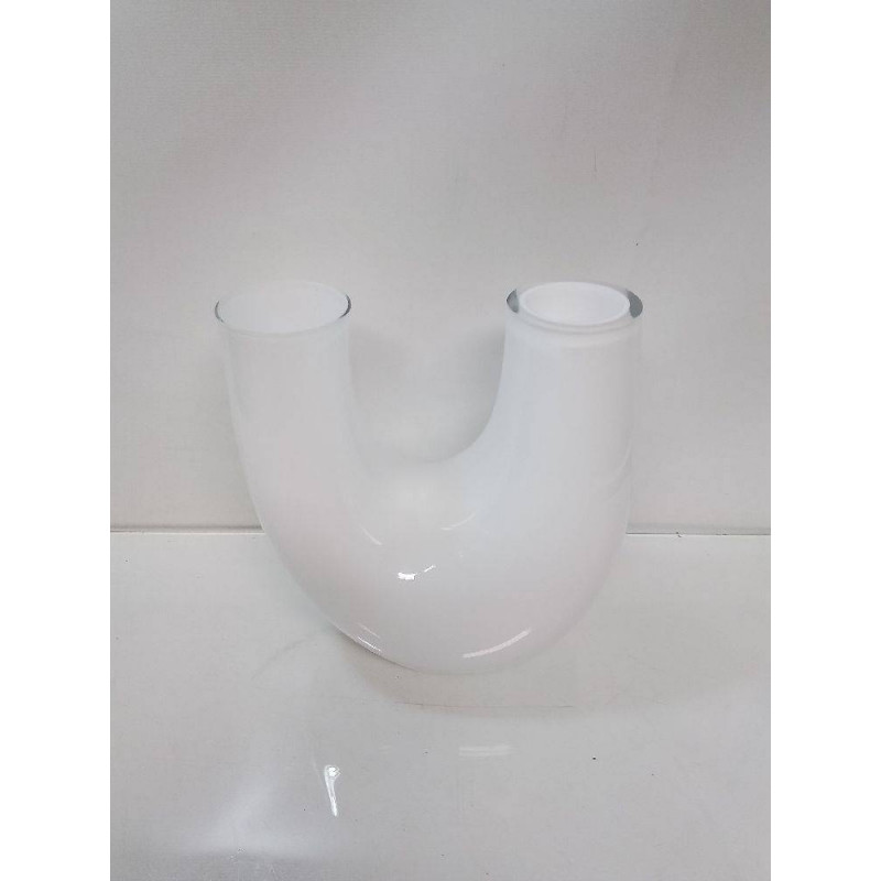 VASE VERRE BLANC
