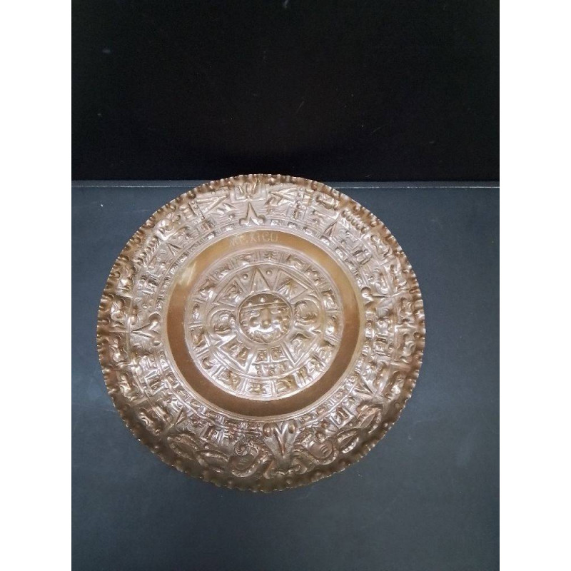 ASSIETTE DECO CUIVRE MEXICO