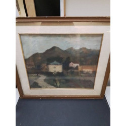 HUILE SUR TOILE ANCIENNE...