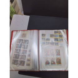 LOT DE PLANCHES DE TIMBRES POSTE 