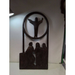 DÉCORATION RELIGIEUSE BRONZE 