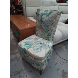 CHAISE ART DECO MOTIF OISEAUX 