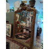 MIROIR STYLE LOUIS XV DORÉ A L\'OR 147X88