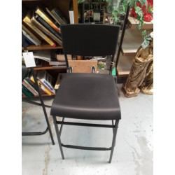 TABOURET DE BAR NOIR 