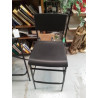 TABOURET DE BAR NOIR 