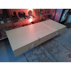 MEUBLE TV MODERNE 2 TIROIRS 