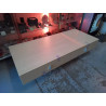 MEUBLE TV MODERNE 2 TIROIRS 