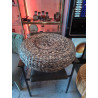 POUF TRESSÉE 