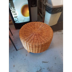 TABOURET ROTIN 