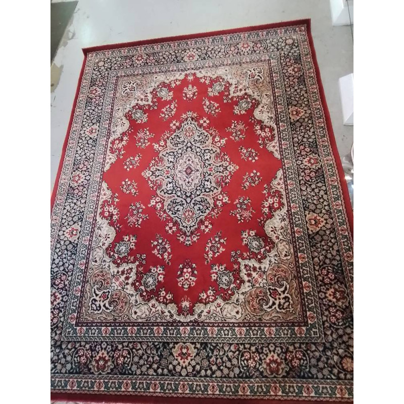 TAPIS ROUGE GRIS 170X230