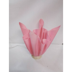 LAMPE A POSER DRAPÉE ROSE