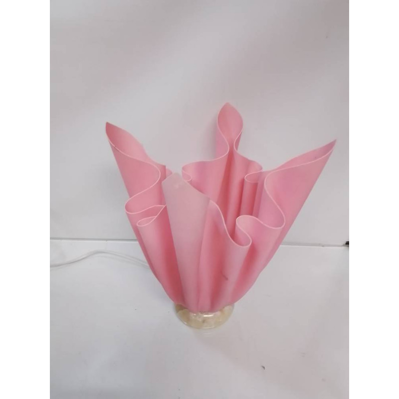 LAMPE A POSER DRAPÉE ROSE
