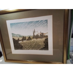 LITHOGRAPHIE THEME PROVENÇAL 