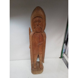 STATUETTE RELIGIEUSE EN BOIS 
